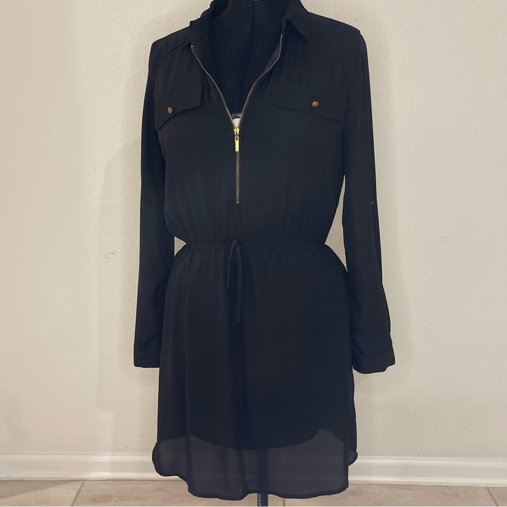 Black Dress Long Sleeve Size Large